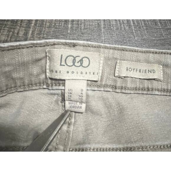 LOGO by Lori Goldstein Women's Denim Gray Distressed Vest & Boyfriend Jeans - Picture 5 of 16
